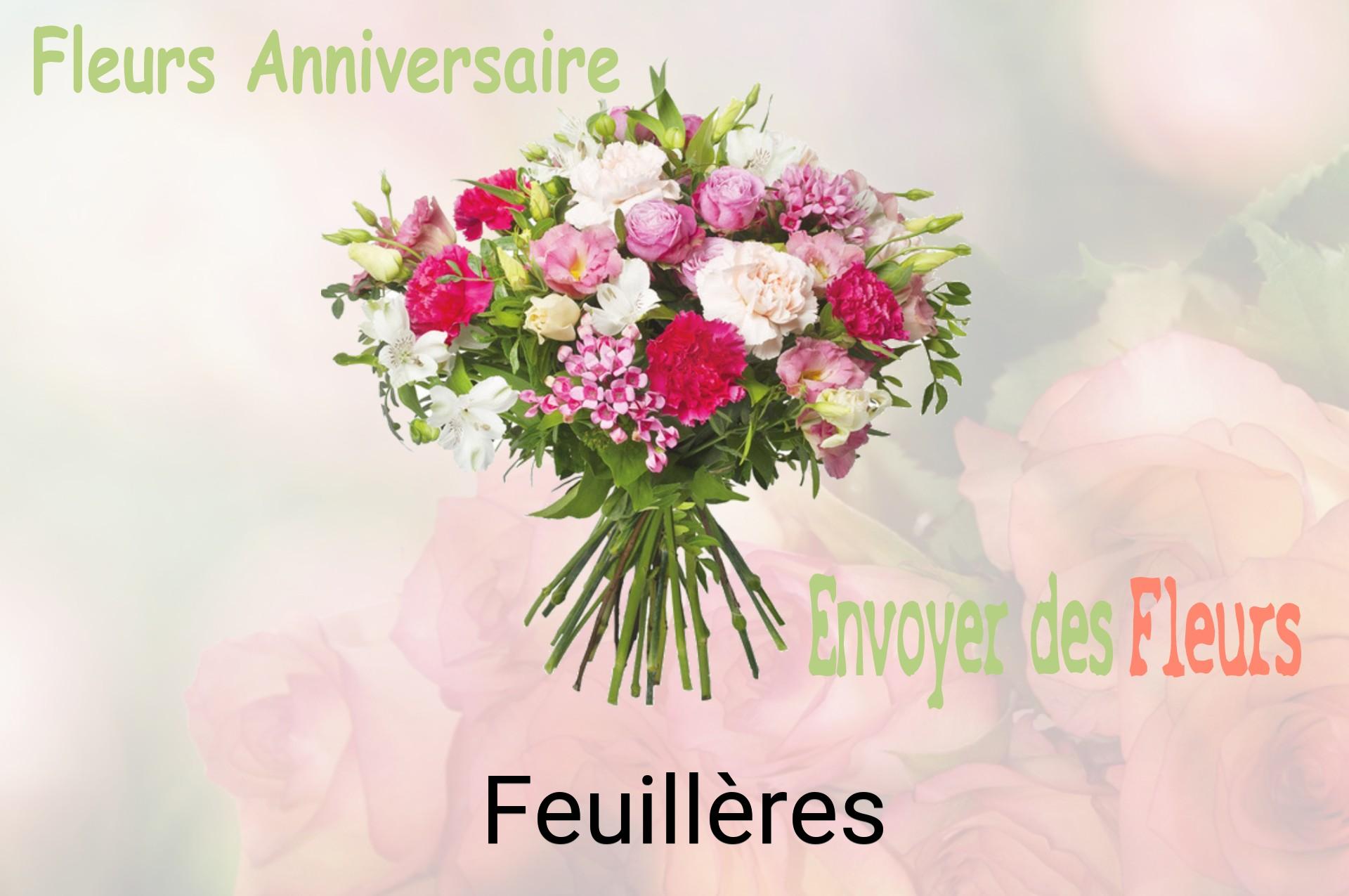 Bouquet de fleurs d’anniversaire livré à Feuillères